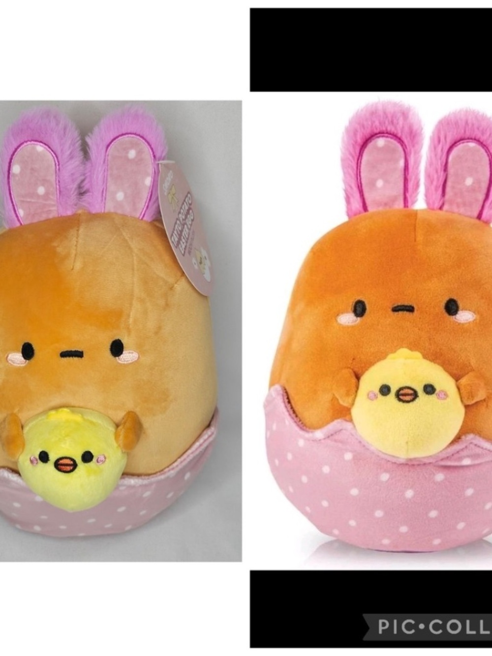New Smoko Tayto Potato Easter Egg Mochi Plush Bunny Chick Gift Present Kawaii 8"